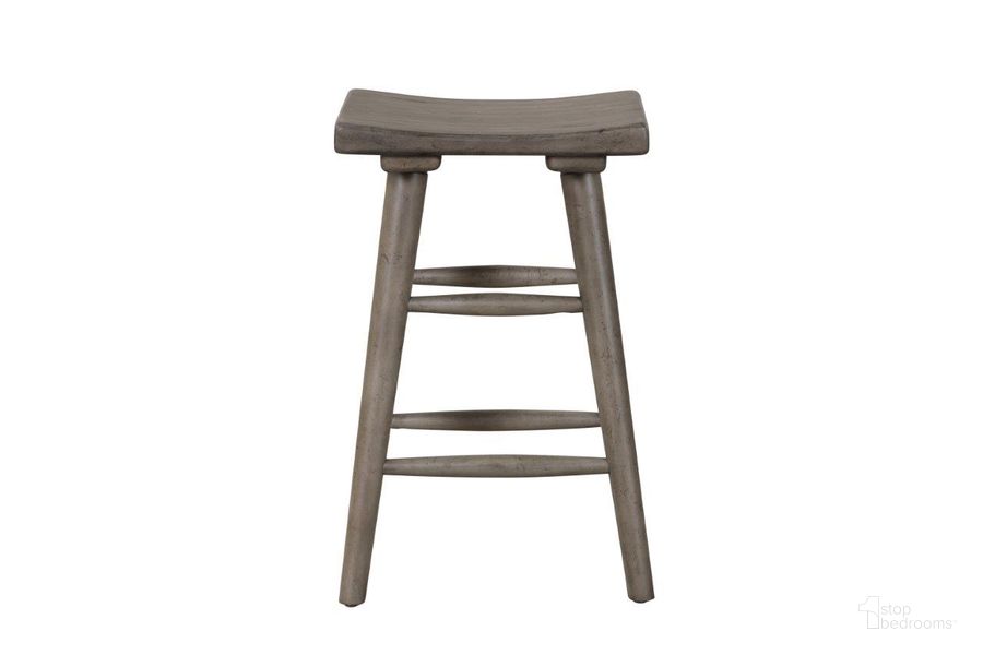 The appearance of Hartford Backless Gathering Stool Set of 2 designed by Bernards in the  interior design. This rustic piece of furniture  was selected by 1StopBedrooms from Hartford Collection to add a touch of cosiness and style into your home. Sku: 1284-534. Product Type: Stool. Material: Rubberwood. Image1