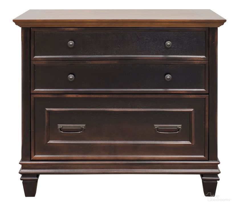 The appearance of Hartford Wood Lateral File with Locking Legal and Letter File Drawer In Black designed by Martin Furniture in the traditional interior design. This black piece of furniture  was selected by 1StopBedrooms from Hartford Collection to add a touch of cosiness and style into your home. Sku: IMHF450. Material: Wood. Product Type: File Cabinet. Image1
