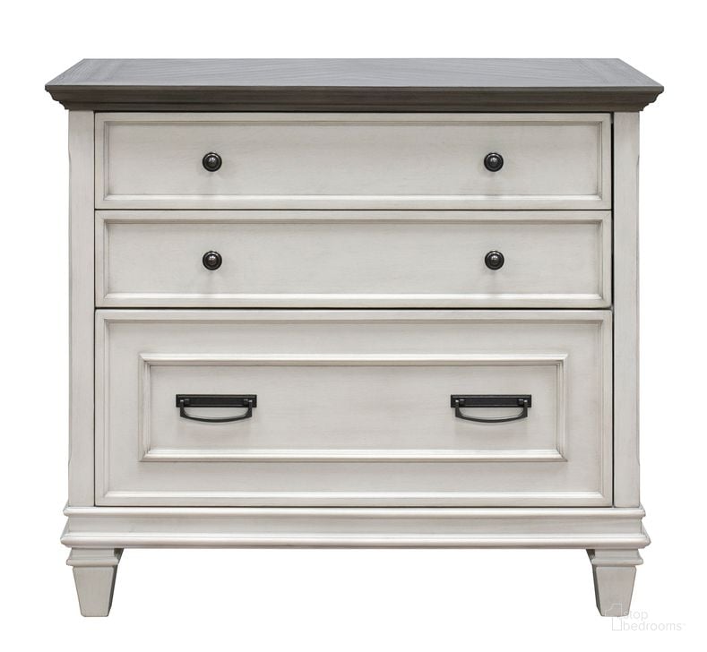 The appearance of Hartford Wood Lateral File with Locking Legal and Letter File Drawer In White designed by Martin Furniture in the traditional interior design. This white piece of furniture  was selected by 1StopBedrooms from Hartford Collection to add a touch of cosiness and style into your home. Sku: IMHF450W. Material: Wood. Product Type: File Cabinet. Image1