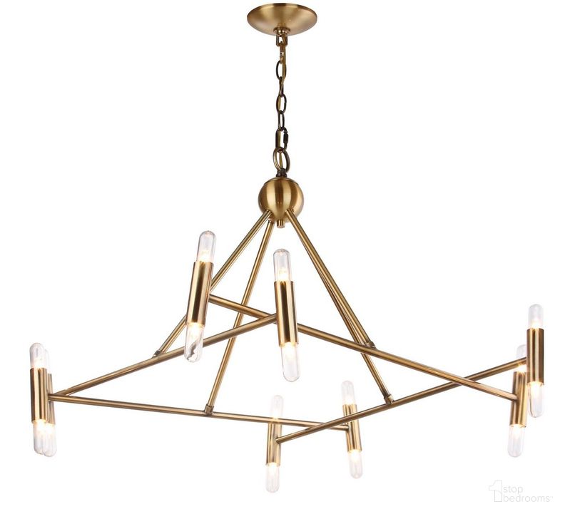 The appearance of Hegarty Gold Chandelier designed by Safavieh in the modern / contemporary interior design. This gold piece of furniture  was selected by 1StopBedrooms from Safavieh CHA Collection to add a touch of cosiness and style into your home. Sku: CHA4006A. Product Type: Chandelier. Image1
