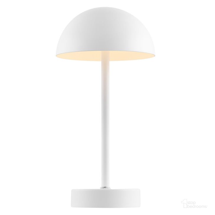 The appearance of Helene 12 Inch White Iron Rechargeable Led Table Lamp designed by Safavieh in the modern / contemporary interior design. This white piece of furniture  was selected by 1StopBedrooms from Helene Collection to add a touch of cosiness and style into your home. Sku: TBL4317A. Material: Metal. Product Type: Table Lamp. Image1