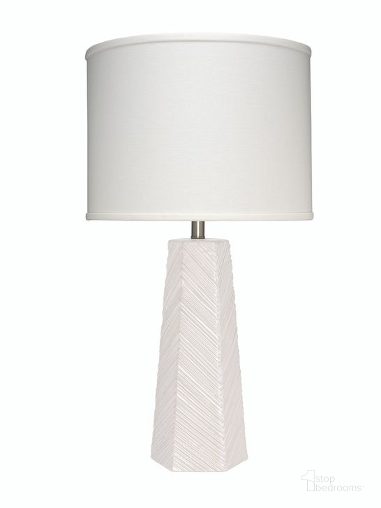 The appearance of High Rise Table Lamp designed by Jamie Young Company in the transitional interior design. This cream piece of furniture  was selected by 1StopBedrooms from High Rise Collection to add a touch of cosiness and style into your home. Sku: 9HIGHRISTLCR. Material: Ceramic. Product Type: Table Lamp. Image1