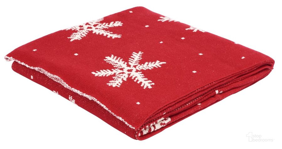 The appearance of Holiday Snow Throw in Red and White designed by Safavieh in the modern / contemporary interior design. This red and white piece of furniture  was selected by 1StopBedrooms from Holiday Collection to add a touch of cosiness and style into your home. Sku: HOL2014A-5060. Material: Cotton. Product Type: Throw. Image1