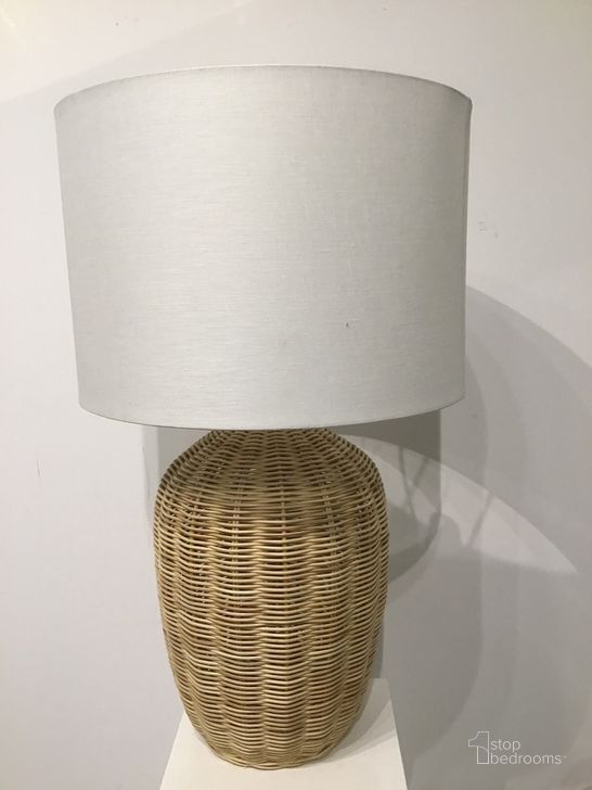 The appearance of Holland Table Lamp In Natural designed by Bassett Mirror Company in the coastal interior design. This natural piece of furniture  was selected by 1StopBedrooms from  to add a touch of cosiness and style into your home. Sku: L4324T. Material: Rattan. Product Type: Table Lamp.