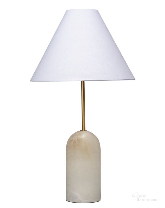 The appearance of Holt Alabaster Table Lamp In White designed by Jamie Young Company in the traditional interior design. This white piece of furniture  was selected by 1StopBedrooms from Holt Collection to add a touch of cosiness and style into your home. Sku: 9HOLTTLALABA. Product Type: Table Lamp. Material: Alabaster. Image1