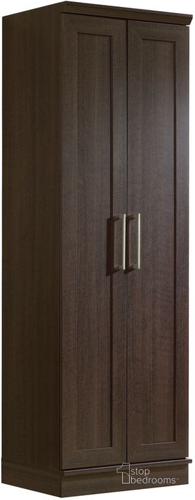 Sauder HomePlus Large Storage Cabinet with Door in Dakota Oak