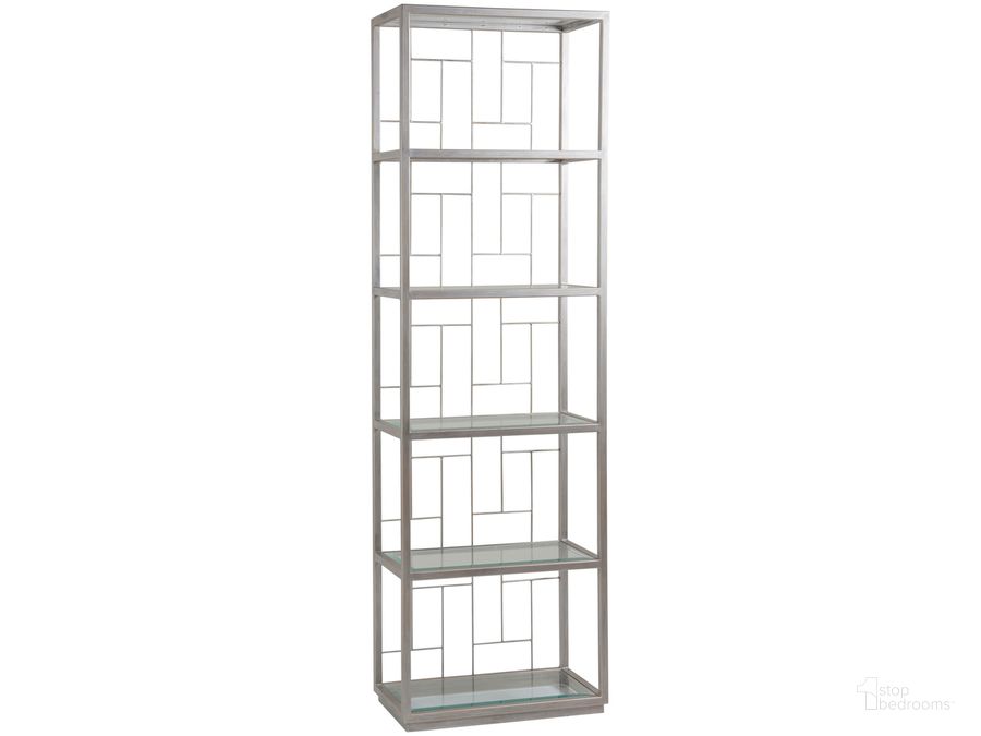 The appearance of Honeycomb Mid Geo Argento Slim Etagere designed by Artistica Home in the industrial interior design. This gray piece of furniture  was selected by 1StopBedrooms from Honeycomb Collection to add a touch of cosiness and style into your home. Sku: 01-2056-989-46. Product Type: Etagere.