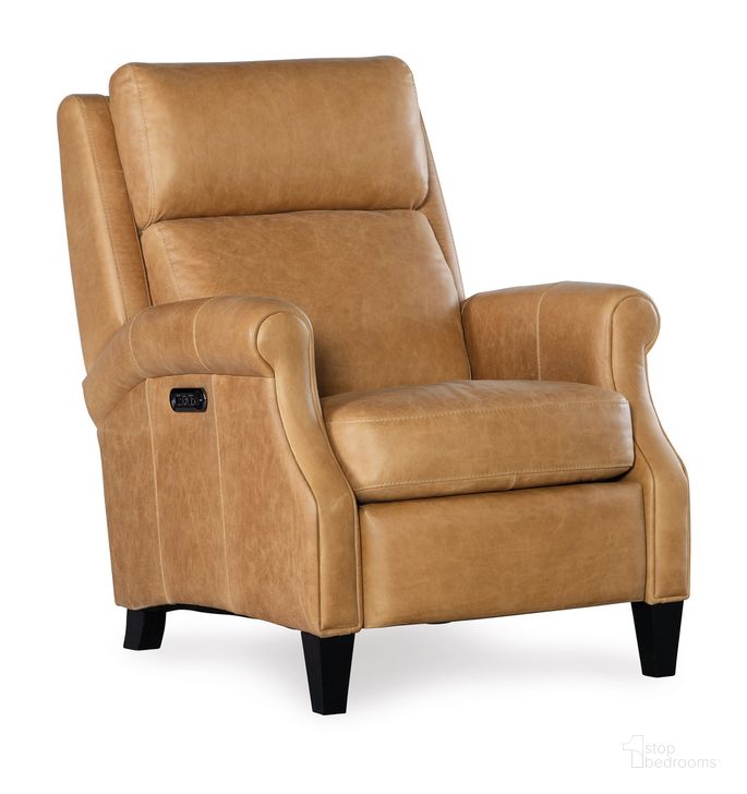 The appearance of Hurley Power Recliner with Power Headrest In Brown designed by Hooker in the traditional interior design. This brown piece of furniture  was selected by 1StopBedrooms from RC Collection to add a touch of cosiness and style into your home. Sku: RC103-PH-085. Material: Leather. Product Type: Recliner. Image1