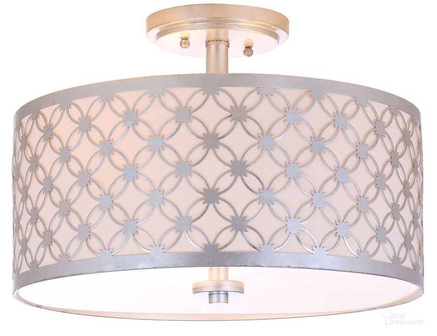 The appearance of Hutch 3-Light Silver Flush Mount designed by Safavieh in the modern / contemporary interior design. This silver piece of furniture  was selected by 1StopBedrooms from Hutch Collection to add a touch of cosiness and style into your home. Sku: FLU4002B. Product Type: Light Flush. Image1