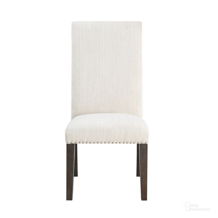 The appearance of Hutchins Upholstered Chair Set of 2 In Sand designed by Steve Silver in the transitional interior design. This sand piece of furniture  was selected by 1StopBedrooms from Hutchins Collection to add a touch of cosiness and style into your home. Sku: HU550S. Product Type: Side Chair. Material: Rubberwood. Image1