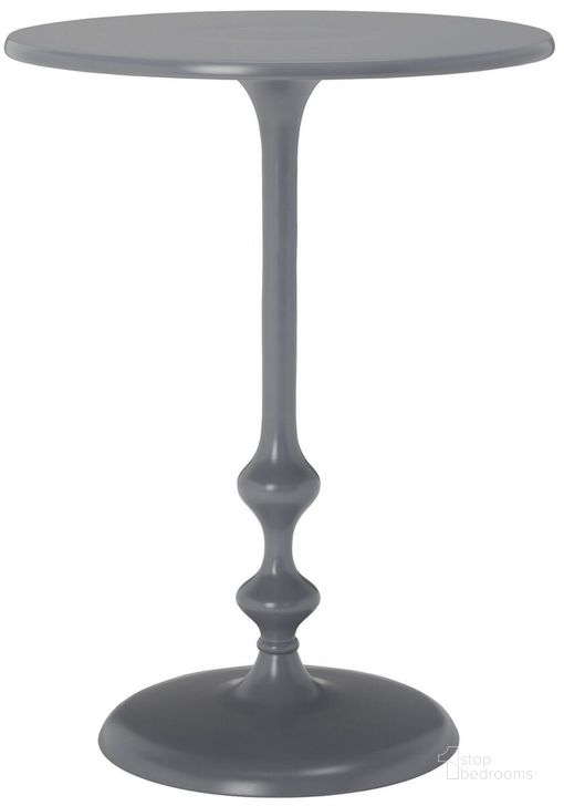 The appearance of Hydra Round Side Table in Dark Grey designed by Safavieh in the modern / contemporary interior design. This dark grey piece of furniture  was selected by 1StopBedrooms from Hydra Collection to add a touch of cosiness and style into your home. Sku: FOX5520B. Material: Metal. Product Type: Side Table. Image1
