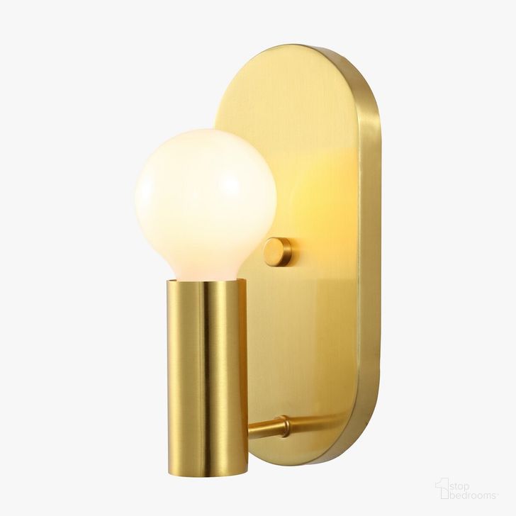 The appearance of Irima Wall Sconce Set of 2 in Brass designed by Safavieh in the modern / contemporary interior design. This brass piece of furniture  was selected by 1StopBedrooms from Irima Collection to add a touch of cosiness and style into your home. Sku: SCN4086A-SET2. Material: Metal. Product Type: Wall Sconce. Image1