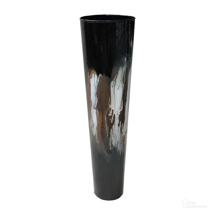 The appearance of Iron 24 Inch Tall Cup Stain Vase In Black designed by Sagebrook in the modern / contemporary interior design. This black piece of furniture  was selected by 1StopBedrooms from  to add a touch of cosiness and style into your home. Sku: 17469-01. Product Type: Vase. Material: Iron.