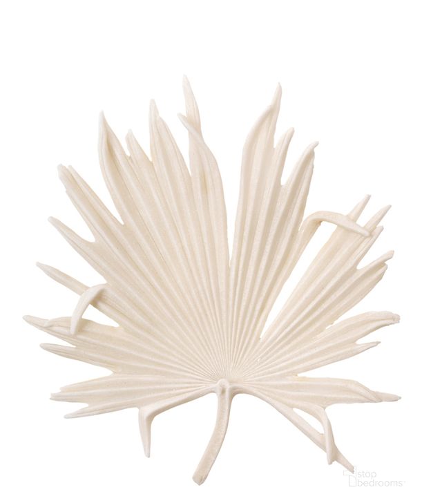 The appearance of Island Leaf Object Medium in Off White Resin designed by Jamie Young Company in the modern / contemporary interior design. This off white piece of furniture  was selected by 1StopBedrooms from Island Collection to add a touch of cosiness and style into your home. Sku: 7ISLA-MDWH. Material: Resin. Product Type: Light Island. Image1