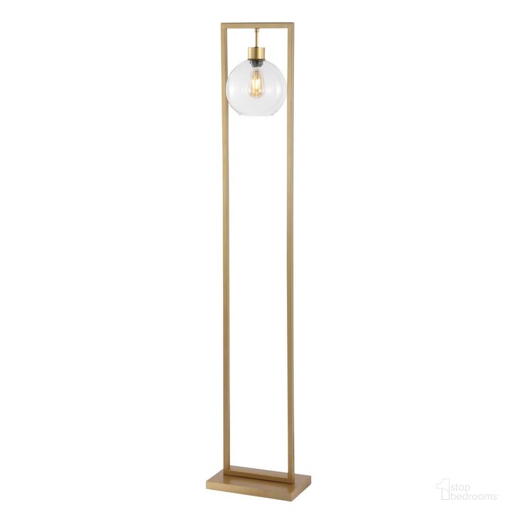 The appearance of Jalisa Floor Lamp in Gold FLL4127B designed by Safavieh in the transitional interior design. This gold piece of furniture  was selected by 1StopBedrooms from Jalisa Collection to add a touch of cosiness and style into your home. Sku: FLL4127B. Material: Metal. Product Type: Floor Lamp. Image1