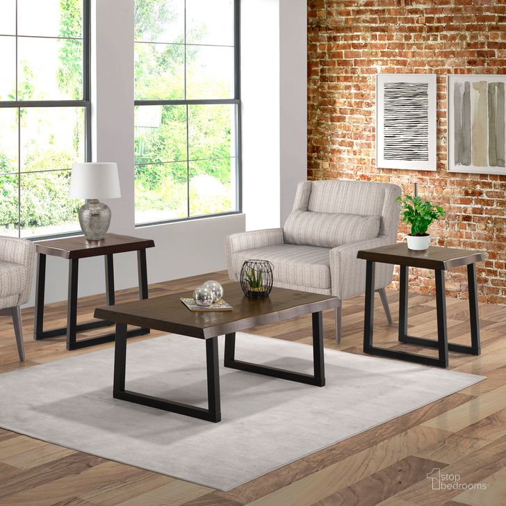 The appearance of Jennings 2-Piece Occasional Table Set In Brown designed by Steve Silver in the transitional interior design. This brown piece of furniture  was selected by 1StopBedrooms from Jennings Collection to add a touch of cosiness and style into your home. Sku: JN200C;JN200E. Product Type: Occasional Table Set. Material: Pine. Image1