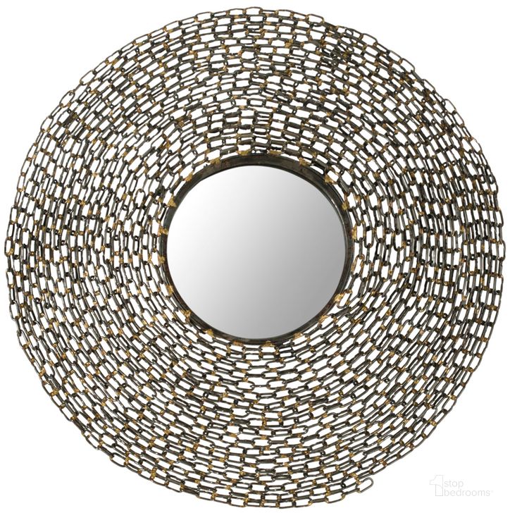 The appearance of Jeweled Chain Mirror designed by Safavieh in the modern / contemporary interior design. This natural piece of furniture  was selected by 1StopBedrooms from Safavieh MIR Collection to add a touch of cosiness and style into your home. Sku: MIR4009A. Product Type: Mirror. Image1