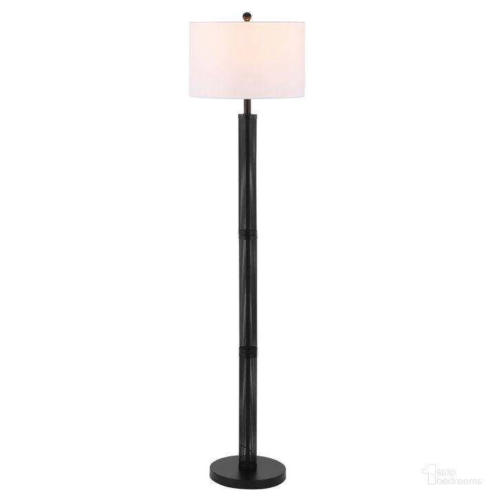 The appearance of Jeyne Floor Lamp in Black designed by Safavieh in the modern / contemporary interior design. This black piece of furniture  was selected by 1StopBedrooms from Jeyne Collection to add a touch of cosiness and style into your home. Sku: FLL4108A. Material: Metal. Product Type: Floor Lamp. Image1