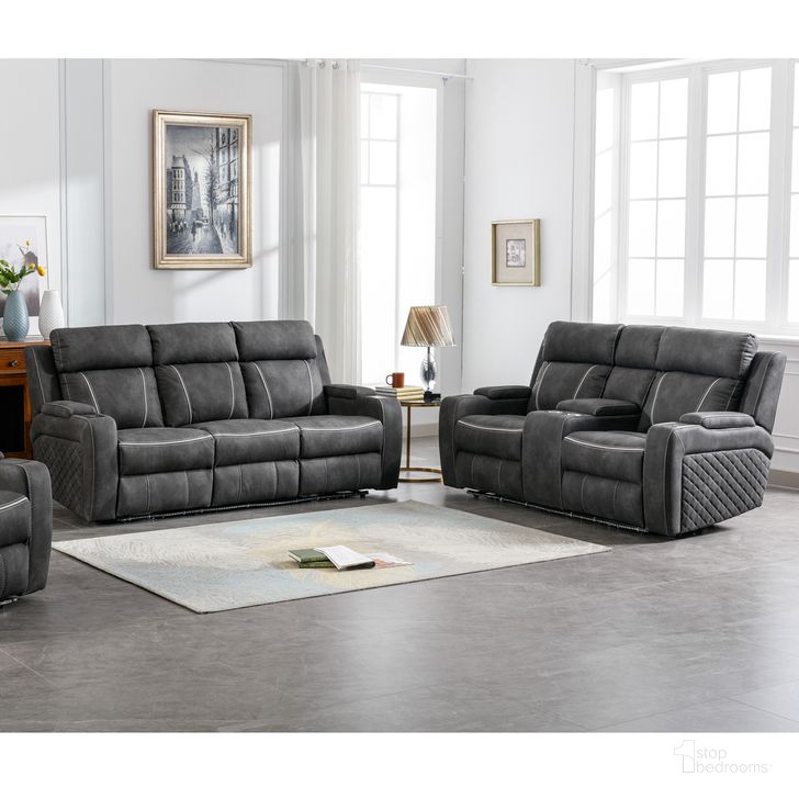 The appearance of Johnathan Contemporary Plush Velvet-Like Upholstered Living Room Sofa Set In Gray designed by AC Pacific in the modern / contemporary interior design. This grey piece of furniture  was selected by 1StopBedrooms from Jonathan Collection to add a touch of cosiness and style into your home. Sku: JONATHAN-GREY-PDDRS;JONATHAN-GREY-PCRL. Material: Polyester. Product Type: Living Room Set. Image1