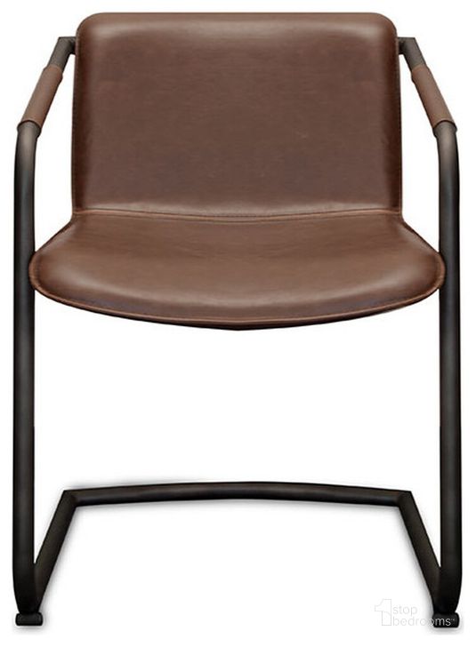 The appearance of Juno Dining Chair Set of 2 In Chocolate designed by Primitive Collections in the modern / contemporary interior design. This chocolate piece of furniture  was selected by 1StopBedrooms from  to add a touch of cosiness and style into your home. Sku: PCY733U10. Material: Metal. Product Type: Dining Chair.