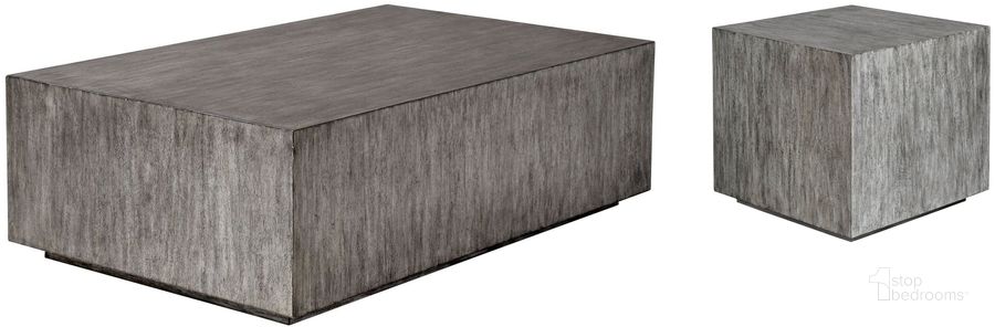 The appearance of Kareem Metallic Gray Occasional Table Set designed by Uttermost in the modern / contemporary interior design. This gray piece of furniture  was selected by 1StopBedrooms from Kareem Collection to add a touch of cosiness and style into your home. Sku: 25443;25442. Material: MDF. Product Type: Occasional Table Set. Image1