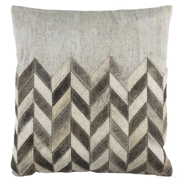 The appearance of Karson Cowhide 20X20 Pillow designed by Safavieh in the modern / contemporary interior design. This grey piece of furniture  was selected by 1StopBedrooms from Safavieh PLS Collection to add a touch of cosiness and style into your home. Sku: PLS239A-2020. Product Type: Pillows and Throw. Image1