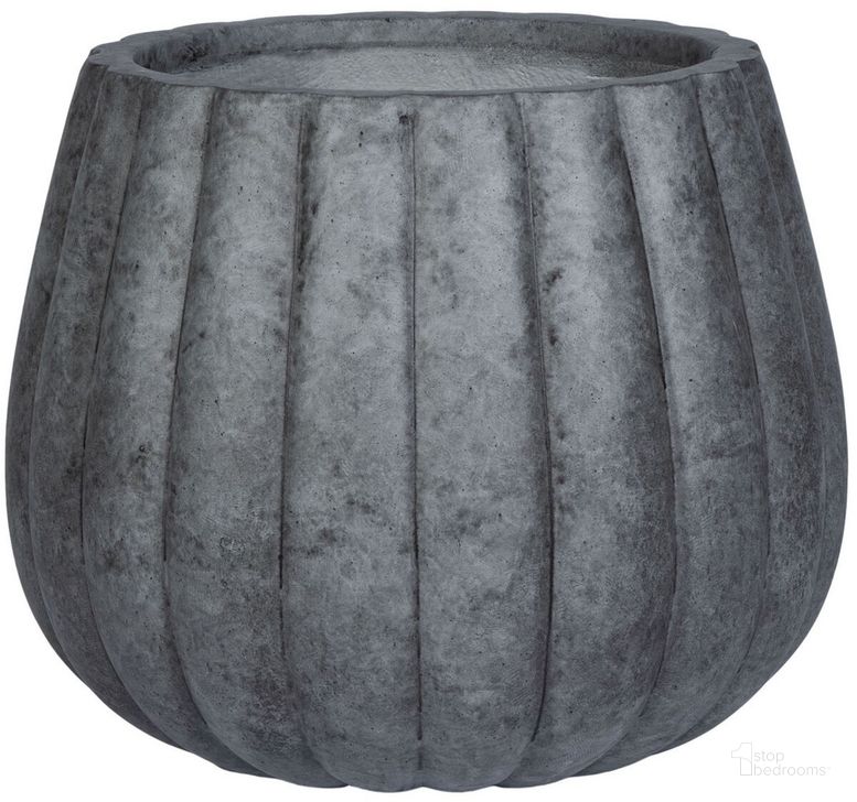 The appearance of Kaston Planter in Grey designed by Safavieh in the modern / contemporary interior design. This grey piece of furniture  was selected by 1StopBedrooms from Kaston Collection to add a touch of cosiness and style into your home. Sku: PAT1522A. Product Type: Planter. Image1