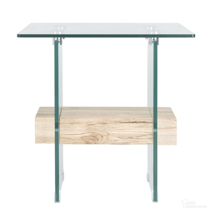 The appearance of Kayley Accent Table ACC7001A designed by Safavieh in the modern / contemporary interior design. This glass piece of furniture  was selected by 1StopBedrooms from Kayley Collection to add a touch of cosiness and style into your home. Sku: ACC7001A. Material: Aluminum. Product Type: Accent Table. Image1