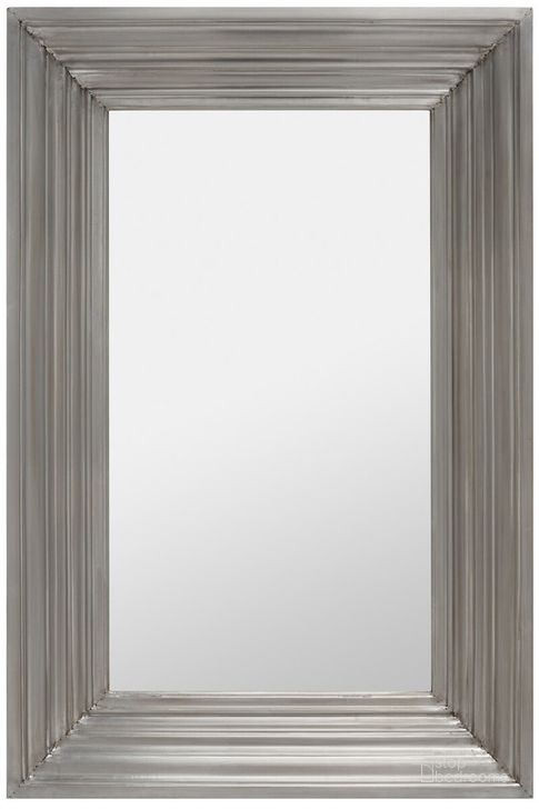 The appearance of Kerry Large Rectangular Wall Mirror In Silver designed by Safavieh Couture in the modern / contemporary interior design. This silver piece of furniture  was selected by 1StopBedrooms from Kerry Collection to add a touch of cosiness and style into your home. Sku: CMI2003B. Material: Wood. Product Type: Wall Mirror. Image1