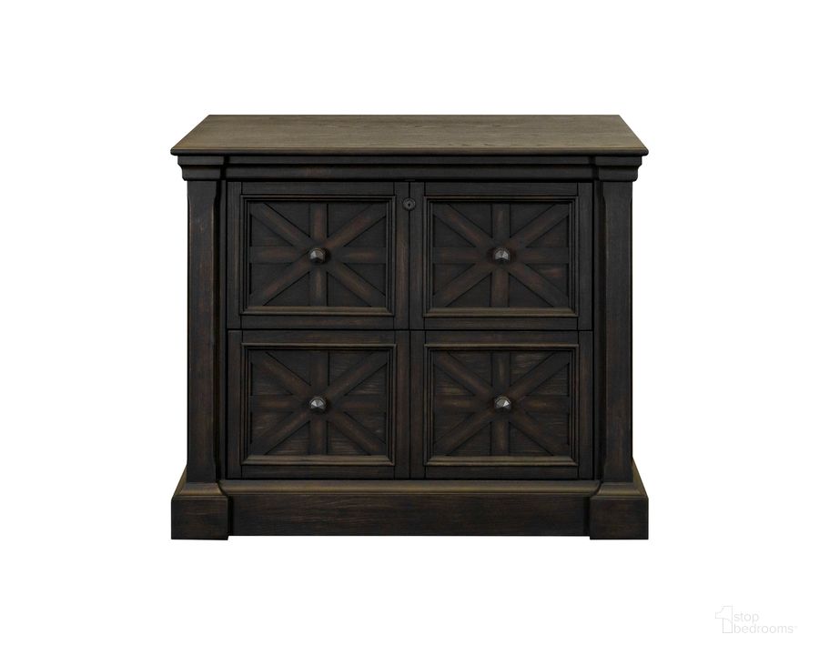 The appearance of Kingston Traditional Wood Lateral File with Storage File Drawer In Dark Brown designed by Martin Furniture in the traditional interior design. This dark brown piece of furniture  was selected by 1StopBedrooms from Kingston Collection to add a touch of cosiness and style into your home. Sku: IMKN450. Material: Wood. Product Type: File Cabinet. Image1