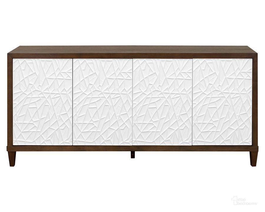 The appearance of Komodo Modern Wood 70 Inch Console with Doors In Brown designed by Martin Furniture in the modern / contemporary interior design. This brown piece of furniture  was selected by 1StopBedrooms from Komodo Collection to add a touch of cosiness and style into your home. Sku: IMKO370. Material: Wood. Product Type: Console. Image1