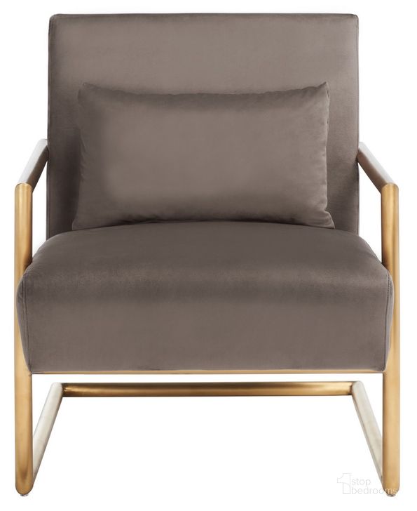 The appearance of Konomi Arm Chair in Dark Taupe designed by Safavieh in the modern / contemporary interior design. This dark taupe piece of furniture  was selected by 1StopBedrooms from Konomi Collection to add a touch of cosiness and style into your home. Sku: ACH5204A. Material: Wood. Product Type: Accent Chair. Image1