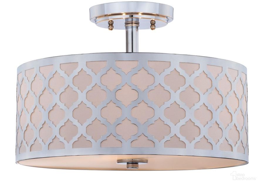 The appearance of Kora Chrome Quatrefoil 3 Light 15 Inch Dia Chrome Flush Mount designed by Safavieh in the modern / contemporary interior design. This chrome piece of furniture  was selected by 1StopBedrooms from Kora Collection to add a touch of cosiness and style into your home. Sku: FLU4000C. Material: Chrome. Product Type: Light Flush. Image1
