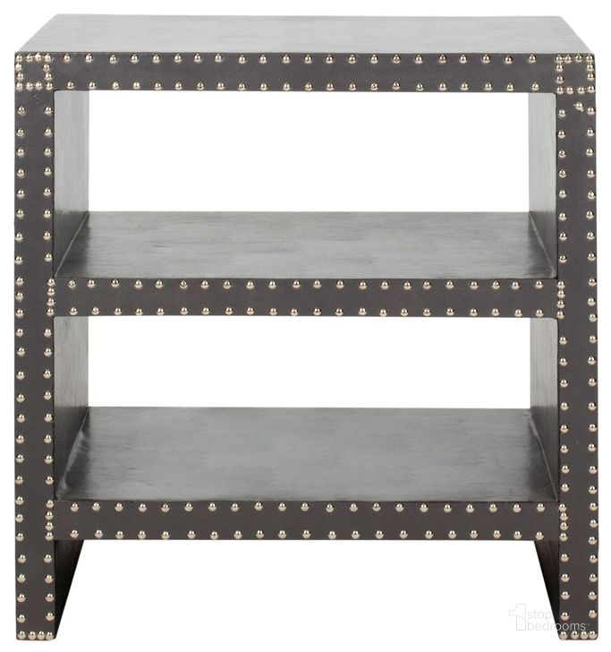 The appearance of Lacey Grey 2-Tier Side Table designed by Safavieh in the traditional interior design. This grey piece of furniture  was selected by 1StopBedrooms from Lacey Collection to add a touch of cosiness and style into your home. Sku: FOX9502A. Product Type: Accent Table. Material: Iron. Image1