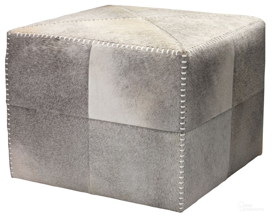 The appearance of Large Ottoman designed by Jamie Young Company in the modern / contemporary interior design. This grey piece of furniture  was selected by 1StopBedrooms from Ottomoan Collection to add a touch of cosiness and style into your home. Sku: 20OTTO-LGGR. Product Type: Ottoman. Image1