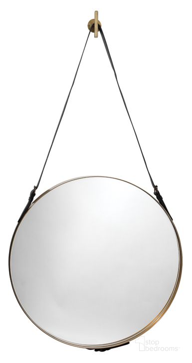 The appearance of Large Round Mirror designed by Jamie Young Company in the modern / contemporary interior design. This antique brass piece of furniture  was selected by 1StopBedrooms from Round Collection to add a touch of cosiness and style into your home. Sku: 7ROUN-LGAB. Material: Steel. Product Type: Accent Mirror. Image1