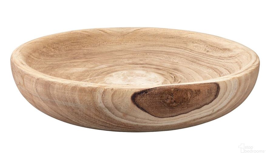 The appearance of Laurel Large Wooden Bowl designed by Jamie Young Company in the modern / contemporary interior design. This natural piece of furniture  was selected by 1StopBedrooms from Laurel Collection to add a touch of cosiness and style into your home. Sku: 7LAUR-LGWD. Material: Wood. Product Type: Bowl. Image1