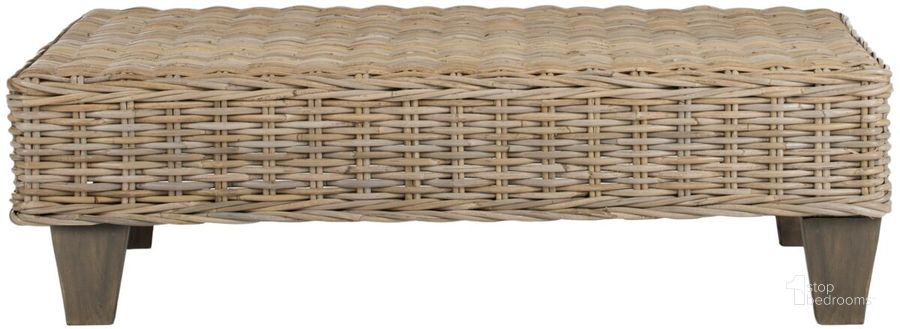 The appearance of Leary Natural Unfinished Bench designed by Safavieh in the modern / contemporary interior design. This natural piece of furniture  was selected by 1StopBedrooms from Leary Collection to add a touch of cosiness and style into your home. Sku: FOX6528A. Product Type: Bench. Material: Rattan. Image1