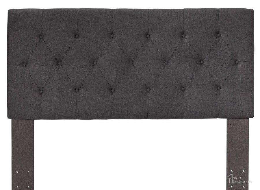 The appearance of Leeroy Twin Headboard In Gray designed by Furniture of America in the transitional interior design. This gray piece of furniture  was selected by 1StopBedrooms from Leeroy Collection to add a touch of cosiness and style into your home. Sku: CM7200LB-HB-T-VN. Material: Wood. Product Type: Headboard. Bed Size: Twin. Image1