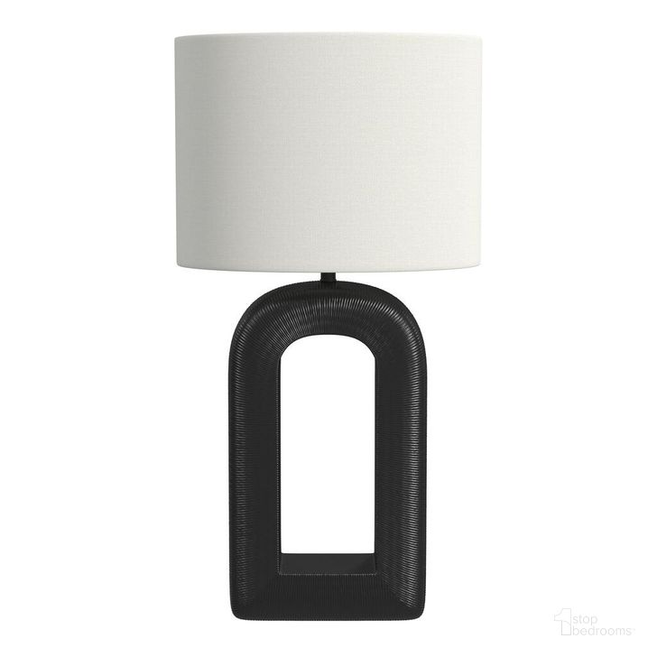 The appearance of Leers Table Lamp In Black designed by Bassett Mirror Company in the modern / contemporary interior design. This black piece of furniture  was selected by 1StopBedrooms from  to add a touch of cosiness and style into your home. Sku: L4351T. Material: Metal. Product Type: Table Lamp. Image1