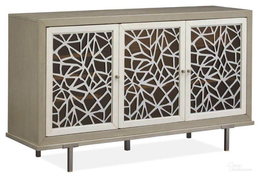 The appearance of Lenox Server designed by Magnussen in the transitional interior design. This beige piece of furniture  was selected by 1StopBedrooms from Lenox Collection to add a touch of cosiness and style into your home. Sku: D5490-15. Material: Wood. Product Type: Server. Image1
