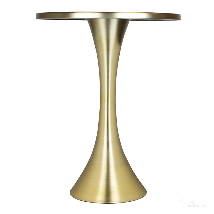 The appearance of Lenuxe 24 Inch Metal Accent Table In Gold designed by Lumisource in the modern / contemporary interior design. This gold piece of furniture  was selected by 1StopBedrooms from Lenuxe Collection to add a touch of cosiness and style into your home. Sku: TBS24-LENUXE AU. Material: Metal. Product Type: Accent Table. Image1
