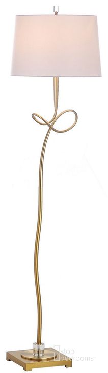 The appearance of Liana Gold 66.5 Inch Floor Lamp designed by Safavieh in the modern / contemporary interior design. This gold piece of furniture  was selected by 1StopBedrooms from Liana Collection to add a touch of cosiness and style into your home. Sku: FLL4000A. Product Type: Floor Lamp. Image1