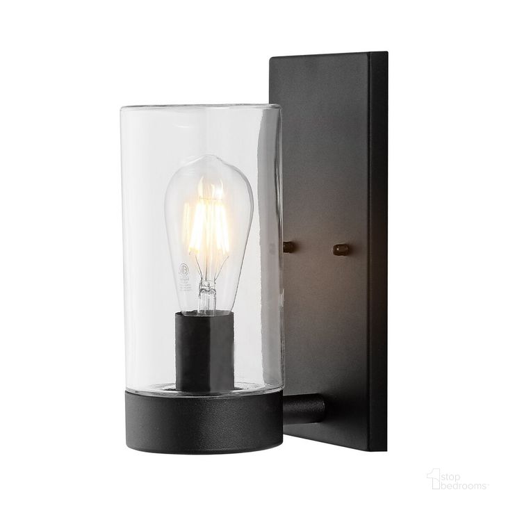 The appearance of Lianne Outdoor Wall Sconce Set of 2 in Black designed by Safavieh in the modern / contemporary interior design. This black piece of furniture  was selected by 1StopBedrooms from Lianne Collection to add a touch of cosiness and style into your home. Sku: PLT4038A-SET2. Material: Metal. Product Type: Outdoor Lighting. Image1
