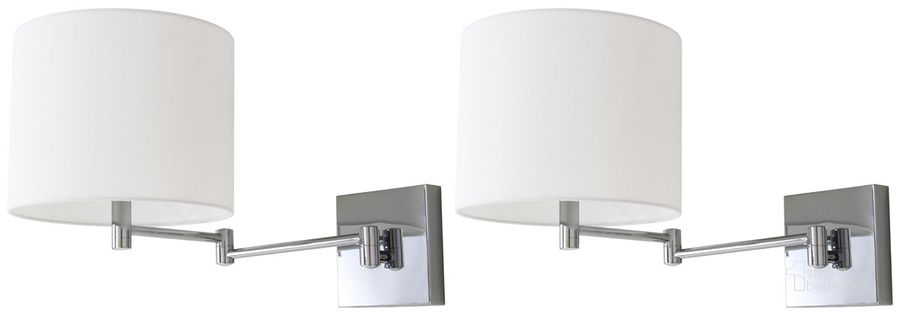 The appearance of Lillian Chrome 12 Inch Wall Sconce Set of 2 designed by Safavieh in the modern / contemporary interior design. This chrome piece of furniture  was selected by 1StopBedrooms from Lillian Collection to add a touch of cosiness and style into your home. Sku: LIT4408A-SET2. Product Type: Wall Sconce. Material: Chrome. Image1