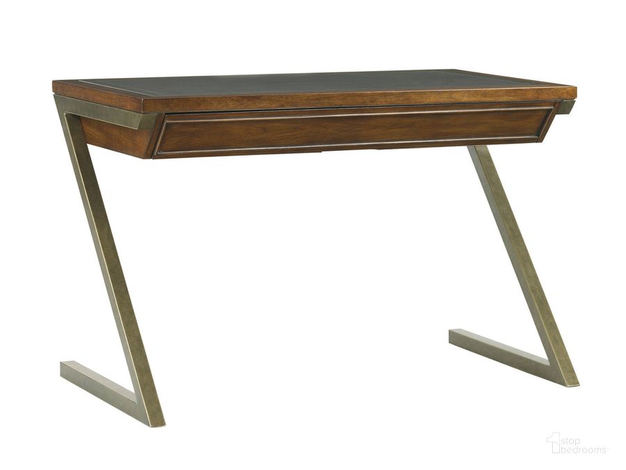 The appearance of Longboat Key Warm Sundrenched Table Desk designed by Sligh in the transitional interior design. This brown piece of furniture  was selected by 1StopBedrooms from Longboat Key Collection to add a touch of cosiness and style into your home. Sku: 04-279LK-411. Material: Metal. Product Type: Office Desk. Image1