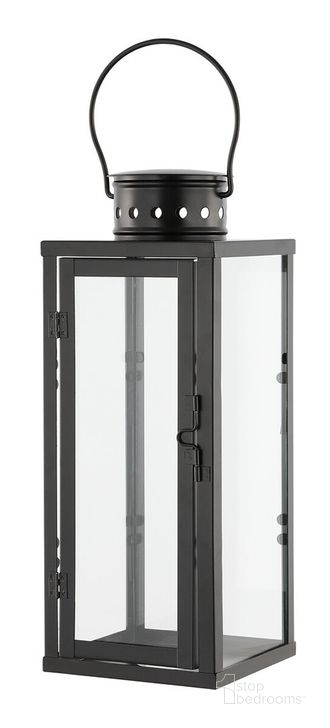 The appearance of Lorient Outdoor Lantern Set of 2 PLT4069A-SET2 designed by Safavieh in the modern / contemporary interior design. This black piece of furniture  was selected by 1StopBedrooms from Lorient Collection to add a touch of cosiness and style into your home. Sku: PLT4069A-SET2. Material: Metal. Product Type: Outdoor Lighting. Image1