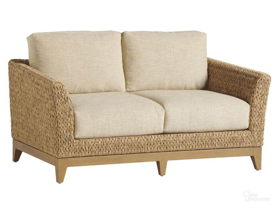 The appearance of Los Altos Valley View Love Seat 01-3930-22-40 designed by Tommy Bahama in the transitional interior design. This  piece of furniture  was selected by 1StopBedrooms from Los Altos Collection to add a touch of cosiness and style into your home. Sku: 01-3930-22-40. Material: Wood. Product Type: Loveseat. Image1