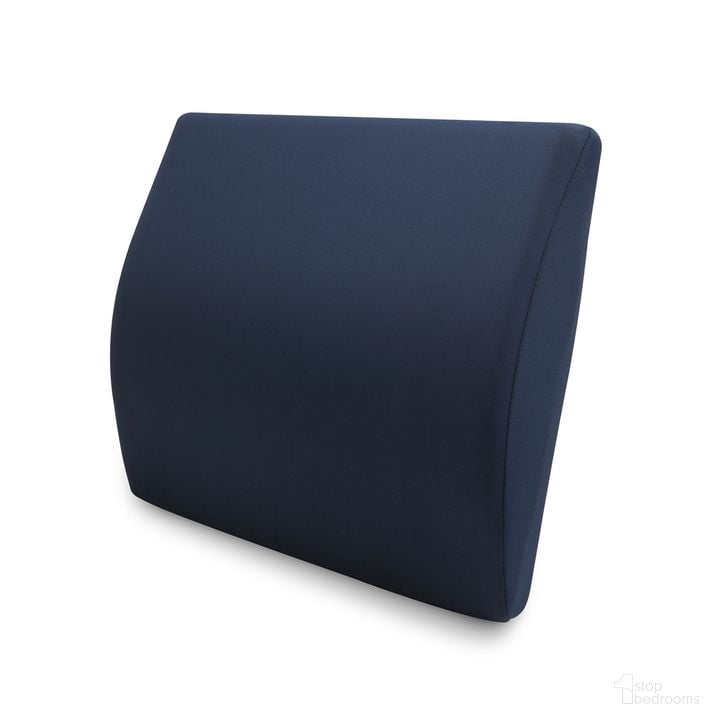 The appearance of Lumbar Travel Size for Lower Back Support Cushion designed by Tempur-Pedic in the modern / contemporary interior design. This navy piece of furniture  was selected by 1StopBedrooms from Travel Collection to add a touch of cosiness and style into your home. Sku: 15330143. Product Type: Cushion. Material: Foam. Image1