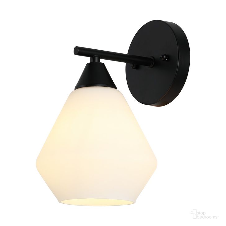The appearance of Lyona 8.5 Inch Black and White Wall Sconce Set of 2 designed by Safavieh in the modern / contemporary interior design. This black and white piece of furniture  was selected by 1StopBedrooms from Lyona Collection to add a touch of cosiness and style into your home. Sku: SCN4133C-SET2. Material: Metal. Product Type: Wall Sconce. Image1
